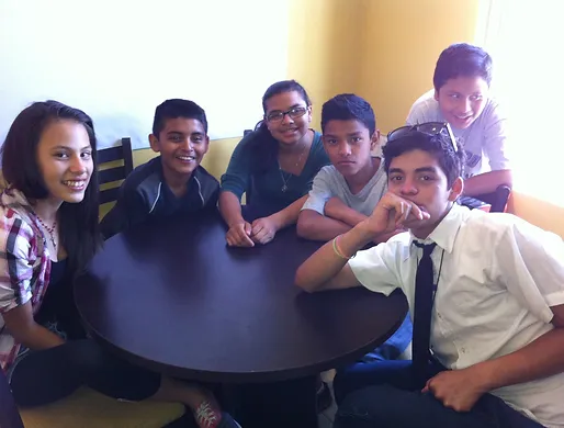 Grupo de alumnos de preparatoria